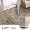 GENIMO Area Rug 2×3 Non Slip Entryway Rug, Machine Washable Low Pile Lightweight Doormat for Living Room, Runner, Bedroom, Kitchen and Passage, TAN