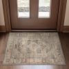 GENIMO Area Rug 2×3 Non Slip Entryway Rug, Machine Washable Low Pile Lightweight Doormat for Living Room, Runner, Bedroom, Kitchen and Passage, TAN