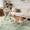 GENIMO Runner Rug for Hallways Machine Washable, 2×10 Non Slip Boho Vintage Lightweight Washable Runners, Thin Floor Rugs for Entryway Hallway Bathroom Laundry Room Corridor, Light Sage(Light Sage)