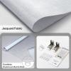 GENIMO 100% Blackout Roller Window Shades, Window Blinds Cordless with Thermal Insulated, UV Protection Fabric, Mini French Door Blinds for Home, Office, Bedroom, Easy to Install, Black, 43″ W X 72″ H(A.light Grey | 100% Blackout)