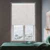 GENIMO 100% Blackout Roller Window Shades, Window Blinds Cordless with Thermal Insulated, UV Protection Fabric, Mini French Door Blinds for Home, Office, Bedroom, Easy to Install, Black, 43″ W X 72″ H(A.ivory White | 100% Blackout)