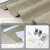 GENIMO 100% Blackout Roller Window Shades, Window Blinds Cordless with Thermal Insulated, UV Protection Fabric, Mini French Door Blinds for Home, Office, Bedroom, Easy to Install, Black, 43″ W X 72″ H(A.brown | 100% Blackout)