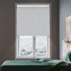 GENIMO 100% Blackout Roller Window Shades, Window Blinds Cordless with Thermal Insulated, UV Protection Fabric, Mini French Door Blinds for Home, Office, Bedroom, Easy to Install, Black, 43″ W X 72″ H(A.light Grey | 100% Blackout)