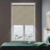 GENIMO 100% Blackout Roller Window Shades, Window Blinds Cordless with Thermal Insulated, UV Protection Fabric, Mini French Door Blinds for Home, Office, Bedroom, Easy to Install, Black, 43″ W X 72″ H(A.brown | 100% Blackout)