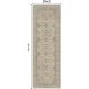 GENIMO 2’6”X6 Runner Rug Non Slip, Machine Washable Hallway Runners, Low Plie & Thin Vintage Rug for Hallway, Kitchen, Laundry, Entryway, Bedroom & Living Room, Dark Gray(Darkgrey)