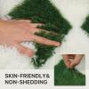 GENIMO Checkered Rug 8×10 Area Rugs for Kids Bedroom Soft Shag Rug Fluffy Fuzzy Carpet Plush Rugs for Living Room Nursery Playroom Dorm Modern Home Decor Aesthetic, Green and White(Green White)