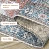 GENIMO Kitchen Mats for Floor Set of 3 Non-Slip Washable, Waterproof Lightweight Kitchen Rugs, Kitchen Floor Mat Runner Rug Carpet for Laundry, Sink, Hallway, Bathroom, Entryway, BrownGreen(Browngreen)