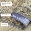 GENIMO Kitchen Mats for Floor Set of 3 Non-Slip Washable, Waterproof Lightweight Kitchen Rugs, Kitchen Floor Mat Runner Rug Carpet for Laundry, Sink, Hallway, Bathroom, Entryway, BrownGreen(Brown Green)