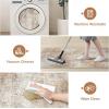 GENIMO Kitchen Mats for Floor Set of 3 Non-Slip Washable, Waterproof Lightweight Kitchen Rugs, Kitchen Floor Mat Runner Rug Carpet for Laundry, Sink, Hallway, Bathroom, Entryway, BrownGreen(Clay)