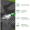 GENIMO Outdoor Rug 2.5′ x 8′ Waterproof for Patios Clearance, Reversible Outdoor Plastic Straw Camping Rug Carpet, Large Area Rugs Mats for RV, Camper, Deck, Balcony, Porch, Beach, Black&Beige(N.black & Grey)