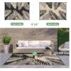 GENIMO Outdoor Rug 2.5′ x 8′ Waterproof for Patios Clearance, Reversible Outdoor Plastic Straw Camping Rug Carpet, Large Area Rugs Mats for RV, Camper, Deck, Balcony, Porch, Beach, Black&Beige(Black & Beige | Waterproof)