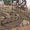 GENIMO Outdoor Rug 2.5′ x 8′ Waterproof for Patios Clearance, Reversible Outdoor Plastic Straw Camping Rug Carpet, Large Area Rugs Mats for RV, Camper, Deck, Balcony, Porch, Beach, Black&Beige(F.coffee & Beige)