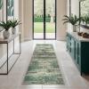 GENIMO Runners for Hallways, 2×6 Washable Runner Rug Non-Slip, Long Runner Rugs with Rubber Backing, Low Pile Lightweight Rugs for Kitchen, Bedroom, Bathroom, Entryway, Sage Green