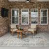 GENIMO Outdoor & Indoor Area Rug 5’x8′, Waterproof, Non-Shedding, Easy Cleaning, Boho Mat for Patio, Living Room, Balcony, Dining Room, RV, Deck, Bedroom, Camping, Outside Carpet,Blue(Light Grey Brown)