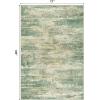 GENIMO 8×10 Area Rugs for Living Room, Machine Washable Non Slip Rugs, Low Pile Lightweight Vintage Print Rug for Bedroom, Dining Room, Home Office, Distressed Blue/Grey(Desert Dawn)