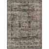 GENIMO 9×12 Area Rugs for Living Room, Machine Washable Non Slip Rugs, Low Pile Lightweight Print Rug for Bedroom, Dining Room, Home Office, Vintage Brick Red(Dark Scarlet)