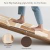 GENIMO Anti Fatigue Kitchen Mats for Floor, Cushioned Non Slip Kitchen Rug, Waterproof Kitchen Floor Mat Runner, Kitchen Mat for Laundry, Sink, Office, Entryway, 17.3″x47″+17.3″x30″, Brown(D.brown)