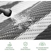 GENIMO Outdoor Rug Waterproof 6’x9′ for Patio, Foldable Reversible Plastic Straw Carpet for Travel Trailers, Outside Area Mat for Rv, Deck, Picnic, Porch, Camper, Balcony, Beach, Purple & Grey(Grey & White | Natural)