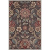 GENIMO 5X7 Area Rugs for Living Room Machine Washable, Modern Botanical Non Slip Low Pile Soft Rugs, Vintage Floral Carpet for Bedroom Dining Room, Home Office, Warm Beige(Dusty Taupe)