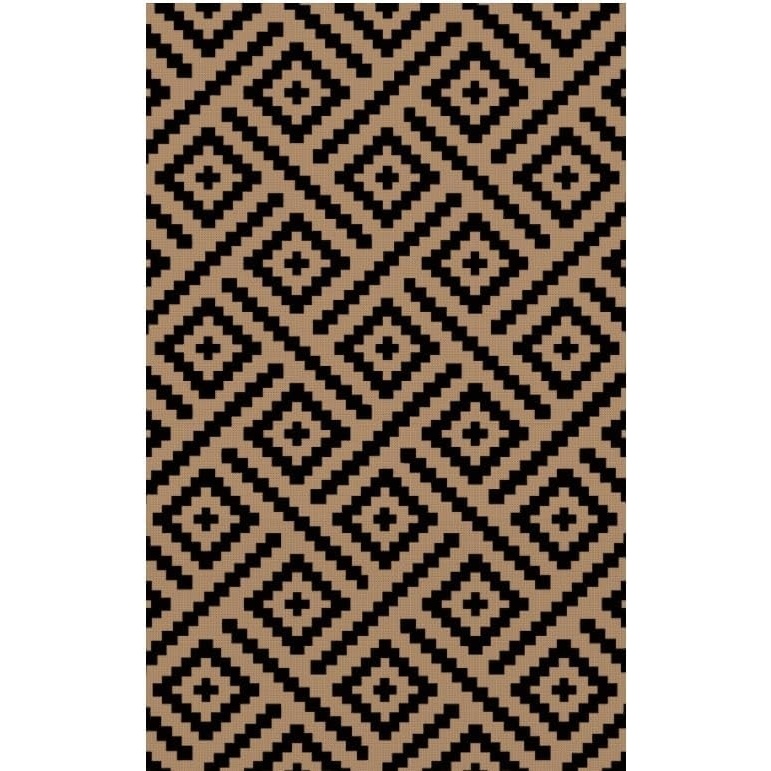 image:imageGENIMO Outdoor Rug for Patio Clearance 5x8 Reversible Plastic Straw Rugs Lightweight Waterproof RV Camping Mat for Camper Balcony Deck Backyard Picnic BlackBrownBlack Cocoa