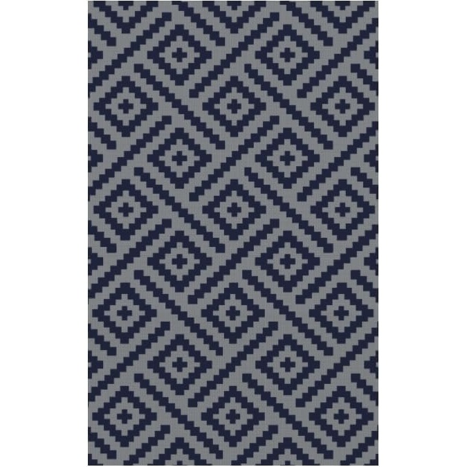 image:imageGENIMO Outdoor Rug for Patio Clearance 5x8 Reversible Plastic Straw Rugs Lightweight Waterproof RV Camping Mat for Camper Balcony Deck Backyard Picnic BlackBrownCloud Blue