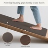GENIMO Anti Fatigue Kitchen Mats for Floor 2PCS, Cushioned Standing Mats | 17.3″x47″&17.3″x30″, Light Taupe Brown vintage boho rug set, waterproof, non-slip, easy-clean for home laundry sink farmhouse(Chocolate Brown)