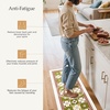 GENIMO Anti Fatigue Kitchen Mats for Floor 2PCS, Cushioned Standing Mats | 17.3″x47″&17.3″x30″, Light Taupe Brown vintage boho rug set, waterproof, non-slip, easy-clean for home laundry sink farmhouse(D.green)