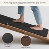 GENIMO Anti Fatigue Kitchen Mats for Floor 2PCS, Cushioned Standing Mats | 17.3″x47″&17.3″x30″, Light Taupe Brown vintage boho rug set, waterproof, non-slip, easy-clean for home laundry sink farmhouse(Classic Black)