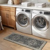 GENIMO Anti Fatigue Kitchen Mats for Floor 2PCS, Cushioned Standing Mats | 17.3″x47″&17.3″x30″, Light Taupe Brown vintage boho rug set, waterproof, non-slip, easy-clean for home laundry sink farmhouse(Midnight Gold)