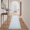 GENIMO Area Rugs 6X9 for Living Room Bedroom, Machine Washable Non Slip Flower Bow Rug, Low Pile Soft Cute Floral Rug for Dining Room Girls Room Nursery Room and Playroom, Pink Bow(Sky Blue Bow)