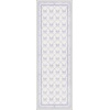 GENIMO Area Rugs 6X9 for Living Room Bedroom, Machine Washable Non Slip Flower Bow Rug, Low Pile Soft Cute Floral Rug for Dining Room Girls Room Nursery Room and Playroom, Pink Bow(Purple Bow)