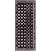 GENIMO Area Rugs 6X9 for Living Room Bedroom, Machine Washable Non Slip Flower Bow Rug, Low Pile Soft Cute Floral Rug for Dining Room Girls Room Nursery Room and Playroom, Pink Bow(Black Pink Bow)