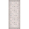 GENIMO Area Rugs 6X9 for Living Room Bedroom, Machine Washable Non Slip Flower Bow Rug, Low Pile Soft Cute Floral Rug for Dining Room Girls Room Nursery Room and Playroom, Pink Bow(Pastel Multi Bow)
