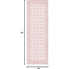 GENIMO Area Rugs 6X9 for Living Room Bedroom, Machine Washable Non Slip Flower Bow Rug, Low Pile Soft Cute Floral Rug for Dining Room Girls Room Nursery Room and Playroom, Pink Bow(Pink Bow)