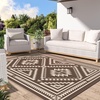 Coffee & Beige Aztec