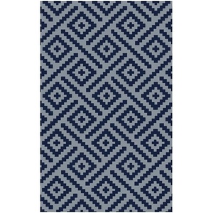 GENIMO Outdoor Rug for Patio Clearance, 5’x8′ Reversible Plastic Straw Rugs, Lightweight Waterproof RV Camping Mat for Camper, Balcony, Deck, Backyard, Picnic, BlackBrown(Slate & Blue)