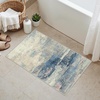 GENIMO 2×3 Washable Entryway Rug Non Slip Indoor Door Mat Blue Ivory Pink | Vintage Floral Small Throw Rugs, Stain Resistant, Low Pile and Lightweight for Kitchen, Bathroom and Bedroom