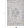 GENIMO 9×12 Area Rugs for Living Room, Machine Washable Non Slip Vintage Rugs, Low Pile Lightweight Chenille Print Rug for Bedroom, Dining Room, Home Office, Rustic Brown | Large Vintage Floral Rug, Stain Resistant, Low Pile and Lightweight for Bedroom, Dining Room and Home Office