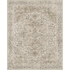 GENIMO 5×7 Washable Area Rugs for Living Room, Non Slip, Cream Brown | Vintage Floral Rug, Stain Resistant, Low Pile and Lightweight for Bedroom, Dining Room and Home Office
