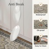 GENIMO Anti Fatigue Kitchen Mats for Floor 2PCS, Standing Rugs,Gold Black(Gold Midnight)