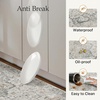 GENIMO Anti Fatigue Kitchen Mats for Floor 2PCS, Standing Rugs,Gold Black(Light Taupe Brown)