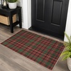 GENIMO 3×5 Outdoor Rug, Washable for Porch and Entryway, Sage Green(Brick Olive)