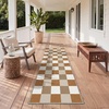 GENIMO 3×5 Outdoor Rug, Washable for Porch and Entryway, Sage Green(Pumpkin)