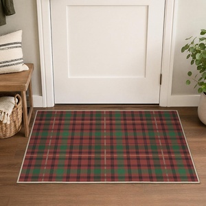 GENIMO 3×5 Outdoor Rug, Washable for Porch and Entryway, Sage Green(Brick Olive)